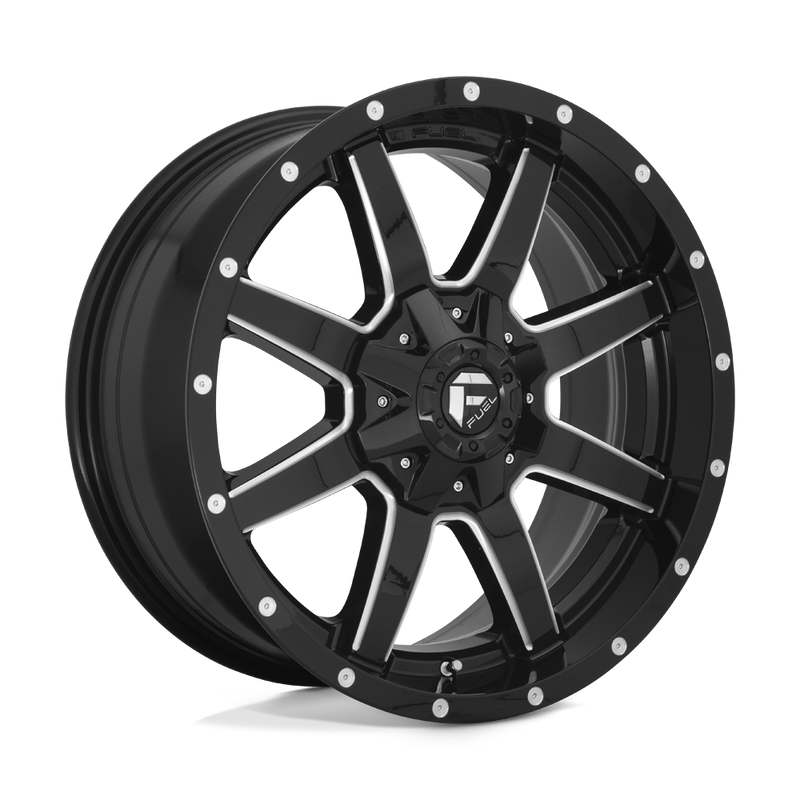 Fuel Maverick D610 22x10 6x135/6x139.7 -24mm Gloss Black Milled