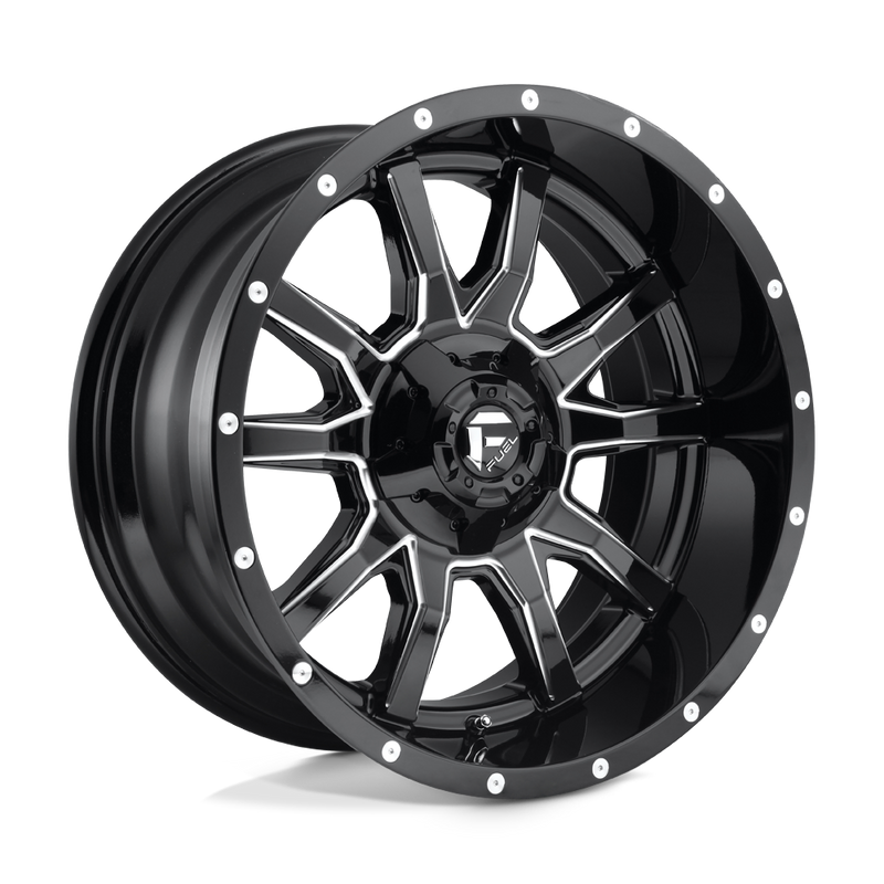 Fuel Vandal D627 Gloss Black Milled
