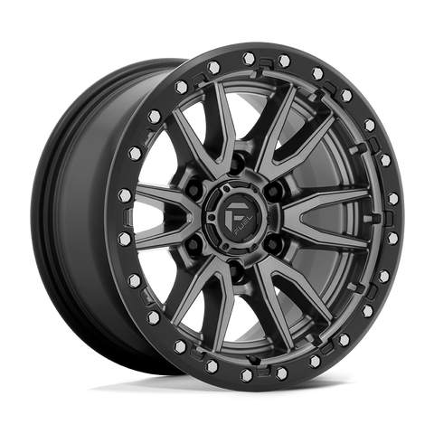 Fuel Rebel D680 Matte Gunmetal Black Bead Ring