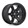 Fuel Kicker D697 17x9 5x127 +1mm Matte Black