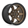 Fuel Kicker D699 17x9 6x139.7 +1mm Matte Bronze Black Bead Ring