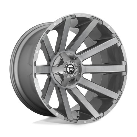 Fuel Contra Platinum D714 20x9 6x135/6x139.7 +2mm Brushed Gunmetal Tinted Clear