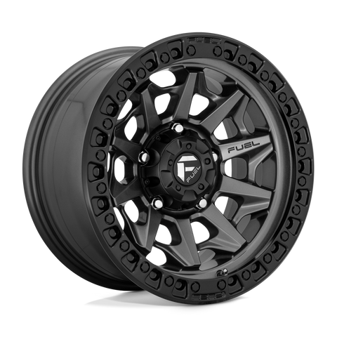 Fuel Covert D716 Matte Gunmetal Black Bead Ring