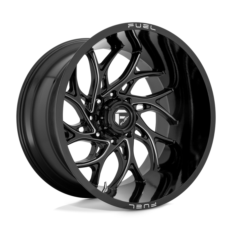 Fuel Runner D741 20x9 6x139.7 +1mm Gloss Black Milled