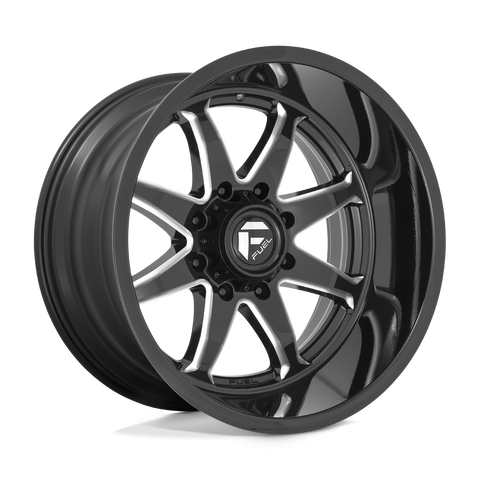 Fuel Hammer D749 20x9 6x139.7 +1mm Gloss Black Milled