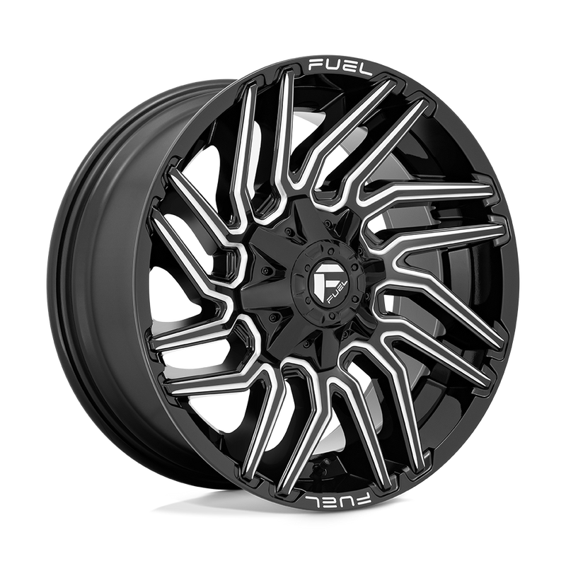 Fuel Typhoon D773 Gloss Black Milled