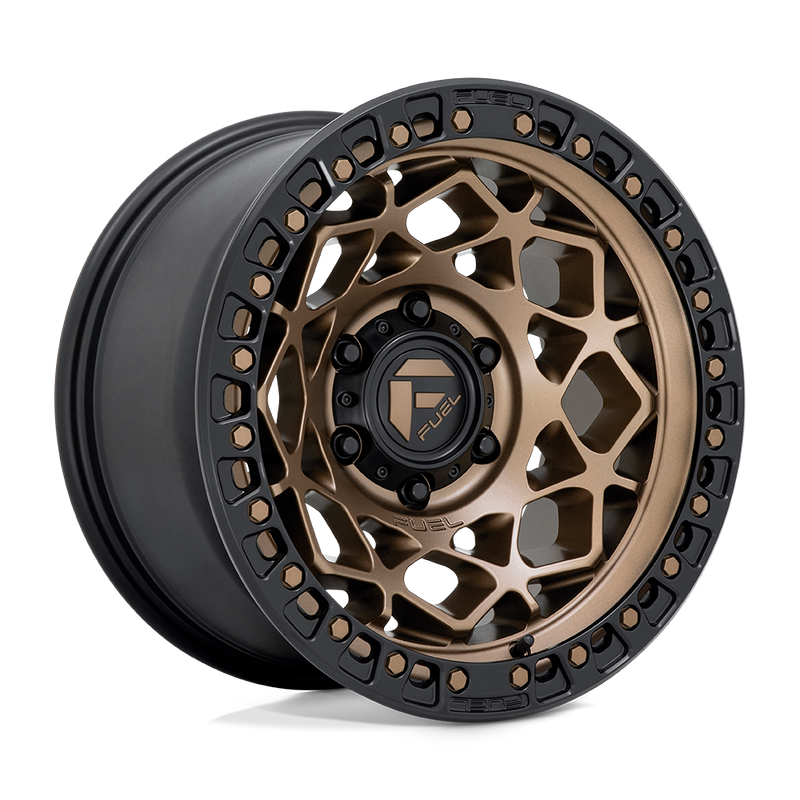 Fuel Unit D785 17x9 6x139.7 -12mm Bronze Matte Black Ring