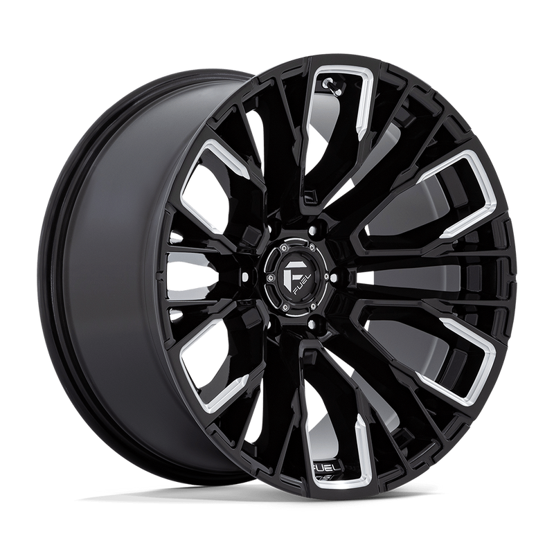 Fuel Rebar D849 Gloss Black Milled