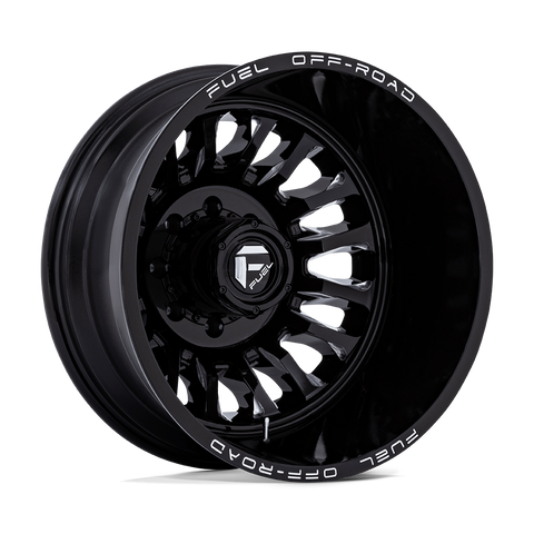 Fuel Arc Dually D868 22x8.25 8x200 -227mm Gloss Black Milled