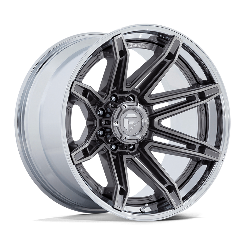 Fuel Brawl FC401 22x10 6x139.7 -18mm Platinum Chrome