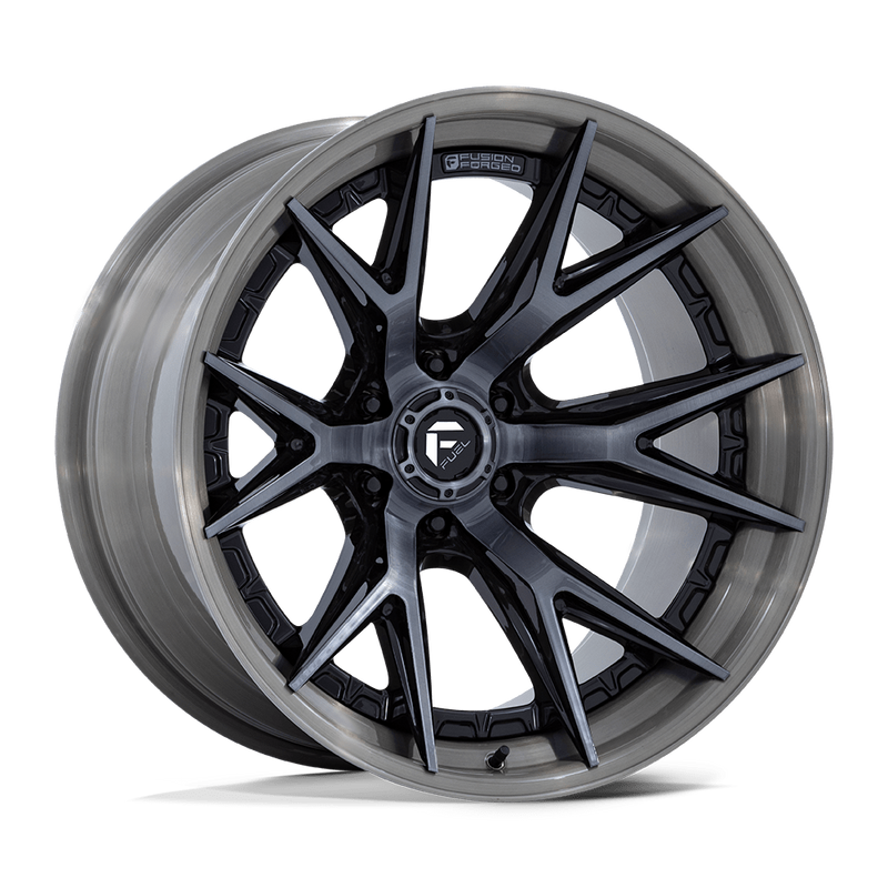 Fuel Catalyst FC402 20x9 6x139.7 +1mm Gloss Black Brushed Dark Tint