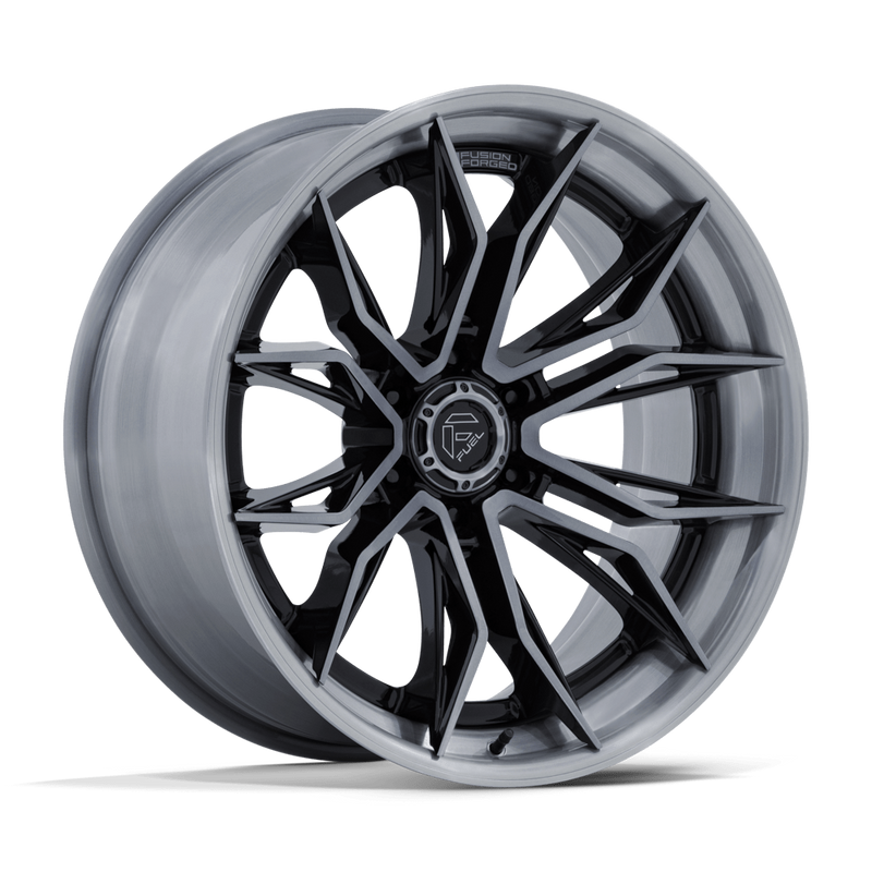 Fuel Mutiny FC404 20x9 6x139.7 +20mm Gloss Black Brushed Dark Tint