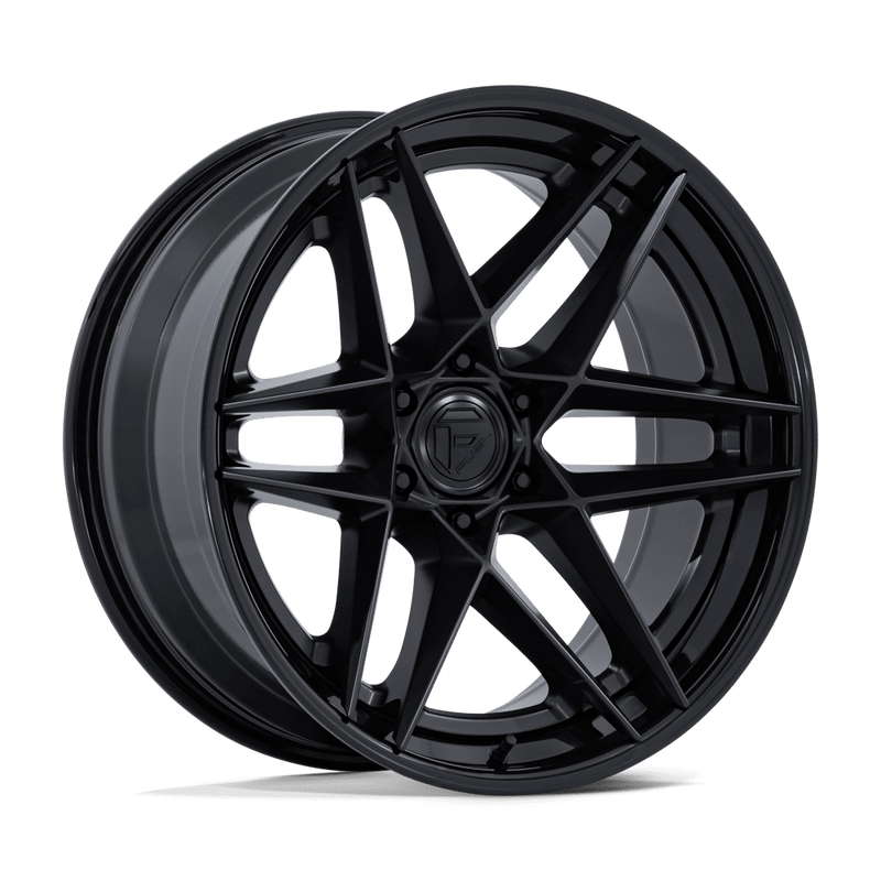 Fuel Flight FC408 20x9 6x139.7 +1mm Matte Black Gloss Black Lip