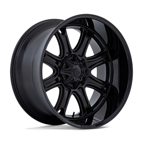 Fuel Darkstar 20x9 6x135/6x139.7 +1mm Matte Black Gloss Black Lip