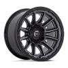 Fuel Piston FC866 17x9 6x139.7 -12mm Matte Gunmetal Gloss Black Lip (image 2)