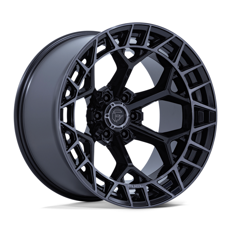 Fuel Charger FC873 17x9 6x139.7 -12mm Gloss Black Brushed Double Dark Tint