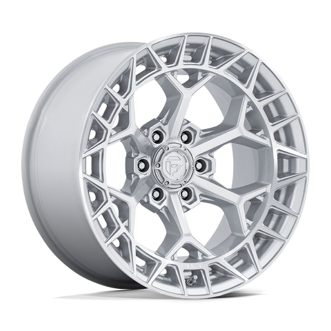 Fuel Charger FC873 17x9 6x139.7 -12mm Gloss Silver Machined