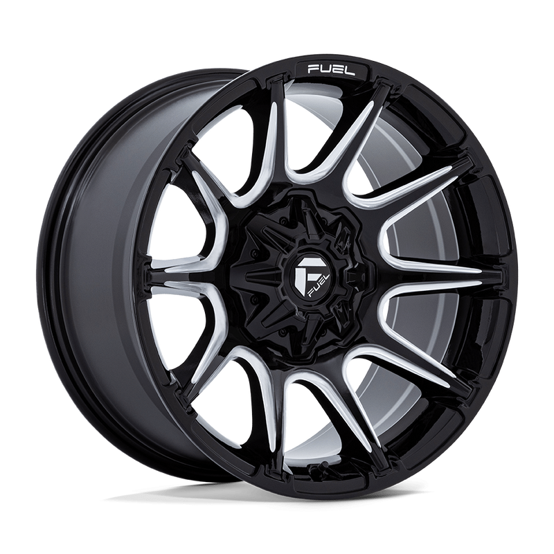 Fuel Super C FC880 22x10 8x180 +10mm Gloss Black Milled