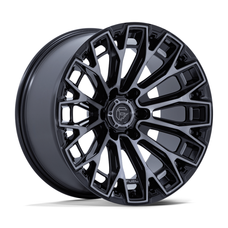 Fuel Trax FC882 Gloss Black Machined Face Dark Tinted Clear Coat