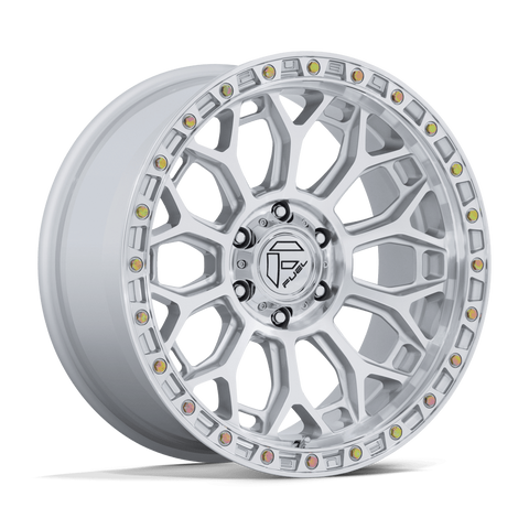 Fuel Talon FC901 17x9 6x139.7 +1mm Gloss Silver Machined