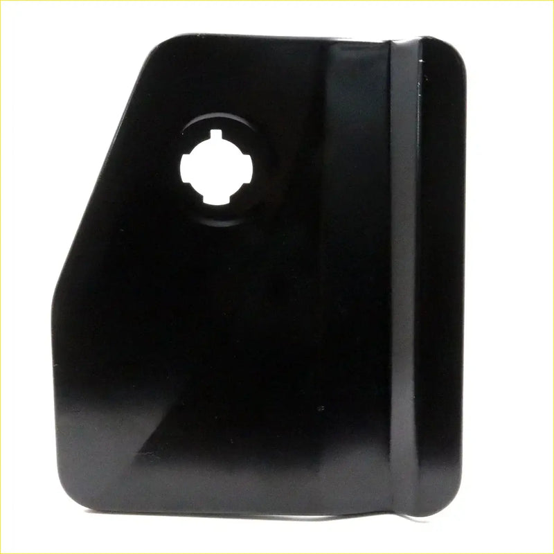 Black plastic fuel tank cap with six-pointed hole for attachment on fuel door cover for nissan hardbody king cab pathfinder