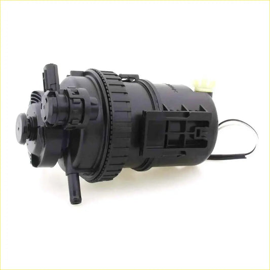 Black plastic fuel filter assembly with ribbed housing and integrated connector for Toyota Hilux KUN26 2004-2016