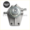 Silver metallic fuel pressure regulator with circular top cap and two threaded ports for nissan patrol gu y61 pump