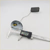 Stainless steel fuel gauge sending unit with black float and metallic housing for toyota hilux sr5 1978-1983