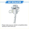 Silver metallic fuel injection pressure regulator with cylindrical body and mounting bracket for toyota 4runner 2003-2009