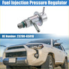 Silver metallic fuel injection pressure regulator with hexagonal base and green gasket for toyota 4runner pickup 1996-2002