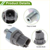 Gray plastic and metal fuel injection pressure sensor with threaded metallic connector for toyota 4runner 1993-2018