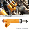 Orange plastic and metal fuel injector with black rubber seals for toyota solara 3.0 2003-2008 yellow model