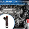 Fuel injector for toyota 4runner 4.7 2004-2009 with brown plastic body silver metallic base and red o-ring