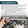 Silver metal fuel rail with black injector connectors and brass fittings for toyota avensis 1.8 vvt-i 2003-2008 back side view