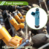 Fuel injector for toyota highlander base 2.4 2001-2004 blue plastic with black rubber o-ring and metallic parts at base