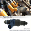 Fuel injector for toyota paseo base 1.5 1996-1998 with navy blue and black body and yellow plastic connectors