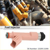 Fuel injector for toyota prius c 1.5 2012-2018 pink plastic with silver metal tip and black rubber seal