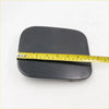 Black matte plastic fuel lid cover lock hinge with rounded edges for Toyota Hilux 2004-2016 fuel tank cap
