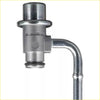 Silver metallic fuel pressure regulator with curved pipe for nissan x-trail t30 2.5l qr25de 2001-2007