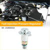 Silver metallic metal fuel pressure regulator with threaded base and hex nut for toyota 4runner 1988-1994