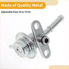 Shiny chrome metal fuel pressure regulator with adjustable 20 to 70 psi for toyota 4runner 2003 to 2009