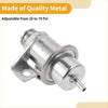 Silver metallic metal fuel pressure regulator for toyota century 1991-1993 with adjustable 20 to 70 psi settings