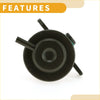 Black plastic fuel pressure sensor with three connectors for fuel pressure regulator toyota tacoma 1995-2004 metal unit