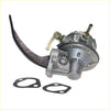 Gray metallic fuel pump 1.6l with black rubber handle and brass fittings for Nissan Datsun Bluebird Van 1979-1981