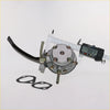 Silver metallic fuel pump 1.6L with black rubber handle and brass fittings for Nissan Datsun Bluebird Van 1979-1981