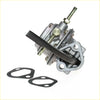Silver metallic fuel pump assembly with black rubber handle and gaskets for 1.5L Nissan Datsun 720 King Cab