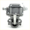 Gray metallic fuel pump assembly with silver handle and threaded fittings for 1.6L toyota hilux 2nd gen 1972-1978
