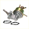 Silver and brass mechanical fuel pump assembly with gaskets for nissan s-cargo g20 1989-1992