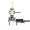 Silver and chrome fuel pump assembly 659cc for daihatsu mira l500 with digital caliper measuring dimensions
