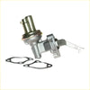Silver metallic fuel pressure regulator with cylindrical top and arm plus two black gaskets for mitsubishi chariot space wagon fuel pump assembly